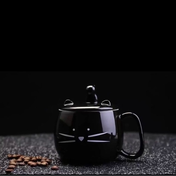 Ceramic Cat Coffee Phone Mug Holder - Picture 10 of 11